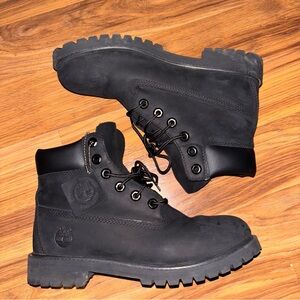 Timberland Black Nubuck Boots